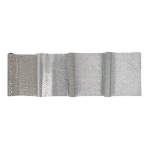 Decorative tablerunner box  grey 28x150 cm 21 rolls