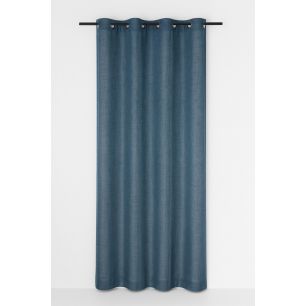 Edera Curtain Petrol 8 Rings 135 x 260 cm