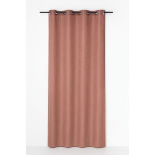 Edera Curtain Terracotta 8 Rings 135 x 260 cm