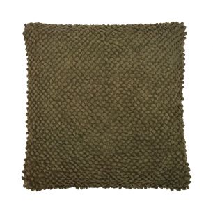 Jumbo dots olive green cushion 45x45 cm