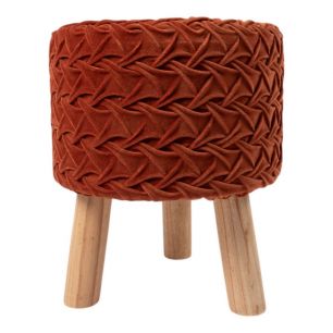 Smock 2.0 light rust stool 35x35x45 cm