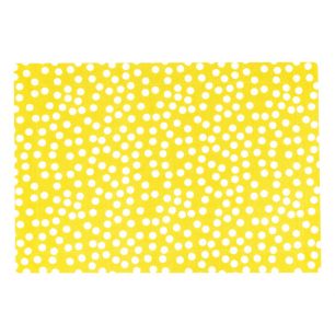 Allover Dots Set de table jaune 35x50cm 