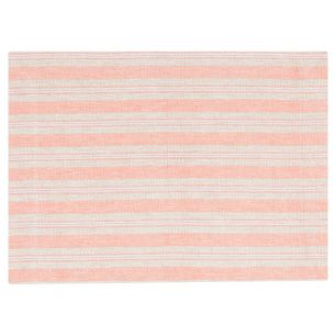 New Linen Stripe Set de table corail 35x50cm 