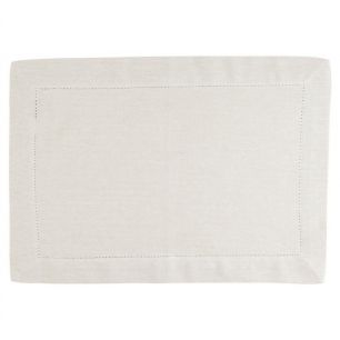 Indi Placemat ivoor 35x50cm (set of 4) 