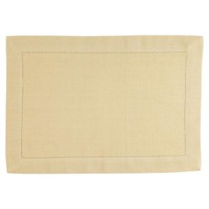 Indi Placemat pampas yellow 35x50cm (set of 4) 