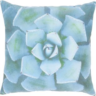 Jente coussin bleu 47x47cm 