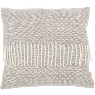 Kenley Graphic Wool Kissen taupe 45x45cm 