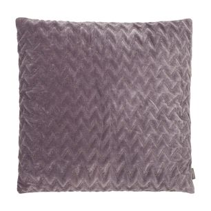 Zigzag Velvet coussin violet 45x45cm 