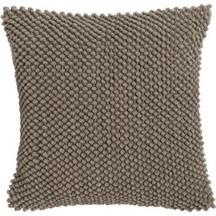 Jumbo Dots Kissen taupe 45x45cm 