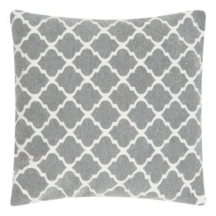 Moroccan Print Kissen taupe 45x45cm 