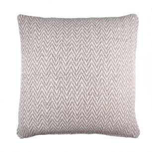 Zigzag Recycled kussen taupe 45x45cm 