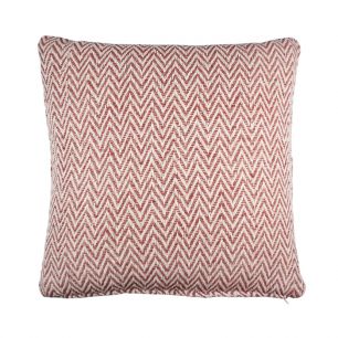 Zigzag Recycled Cushion orange 45x45cm 