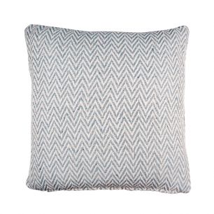 Zigzag Recycled Cushion blue green 45x45cm 