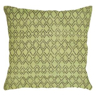 Uneven Diamond Cushion green 45x45cm 