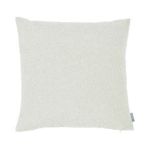 King Bouclé coussin blanc cassé 45x45cm 