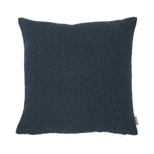 King Bouclé coussin bleu 45x45cm 