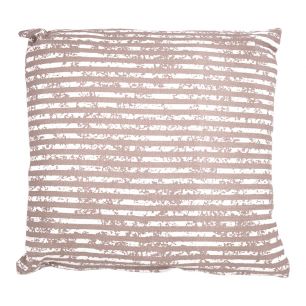 Vintage Stripe kussen taupe 45x45cm 
