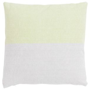 Duo Tone Cushion beige green 45x45cm 