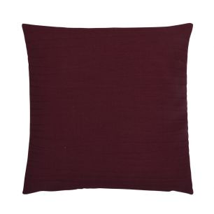 Uneven Stitching kussen bordeaux 50x50cm 