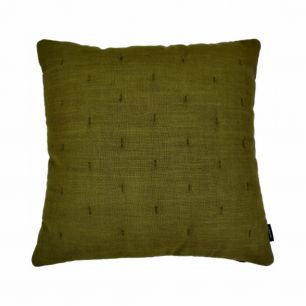 Kantha Slub kussen groen 45x45cm 