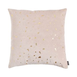 Dots On Velvet Kissen rosa 45x45cm 