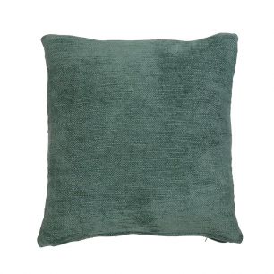 Coco Chenille kussen blauw groen 45x45cm 