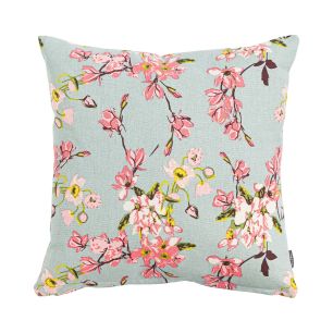 Blossom light blue Cushion 45 cm x 45 cm