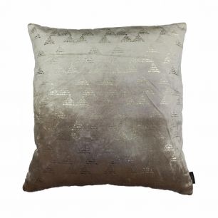 Foil Triangle kussen beige 45x45cm 