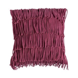 African Fringes coussin violet 40x40cm 