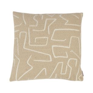 Roy Chenille Kissen creme  45x45cm 