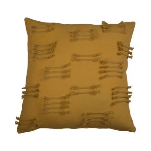 Uneven Ruffle coussin beige 45x45cm 