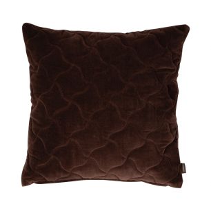 Dayna Velvet coussin brun 45x45cm 