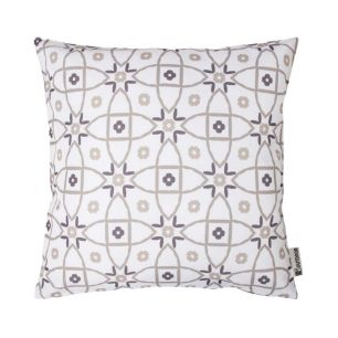 Mila Outdoor taupe/grey Cushion 47 cm x 47 cm