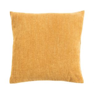Cushion Queen chenille ochre 45x45cm