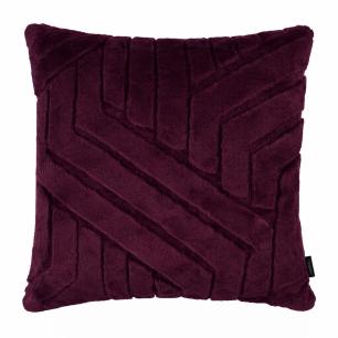 Coussin Lignes Abstraites Violet 45x45cm
