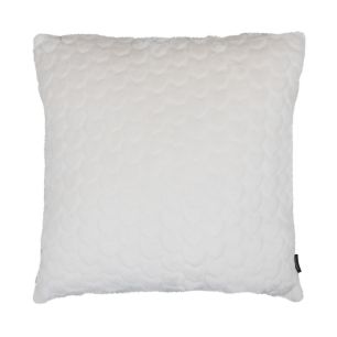 Coussin Coeurs Blanc Casse 45x45cm