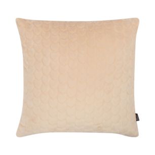 Coussin Coeurs Beige 45x45cm