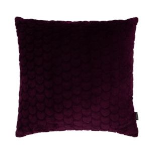 Coussin Coeurs Violet 45x45cm