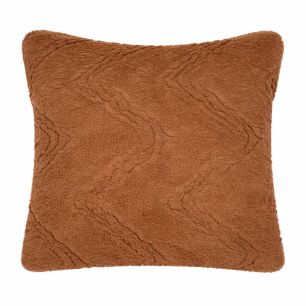 Kissen Zickzack Taupe 45x45cm