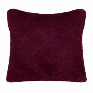 Kissen Zickzack Dunkel Violett 45x45cm