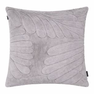 Kissen Blätter Grau 45x45cm
