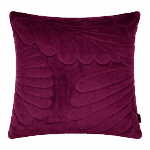 Cushion Leafs Purple 45x45cm