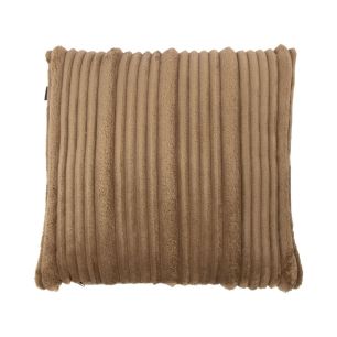 Coussin Rayures Taupe 45x45cm