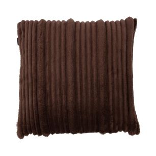 Coussin Rayures Marron 45x45cm