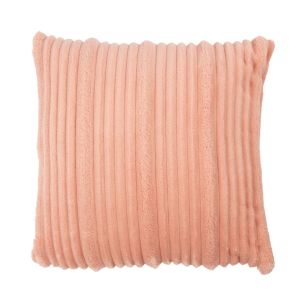 Coussin Rayures Rose 45x45cm