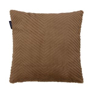 Kussen Visgraat Taupe 45x45cm