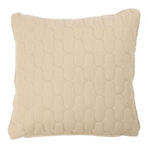 Cushion cheerio muslin beige 45x45cm