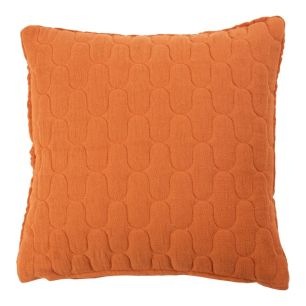Cushion cheerio muslin orange 45x45cm