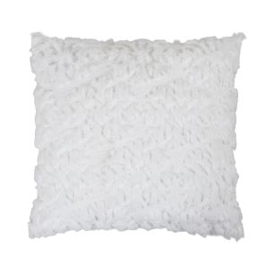 Cushion Christmas snowflakes white 45x45cm