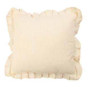 Cushion Nina stripe yellow 45x45cm